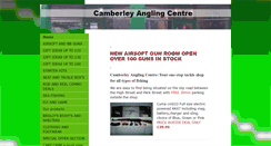 Desktop Screenshot of camberleyanglingcentre.co.uk