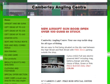Tablet Screenshot of camberleyanglingcentre.co.uk